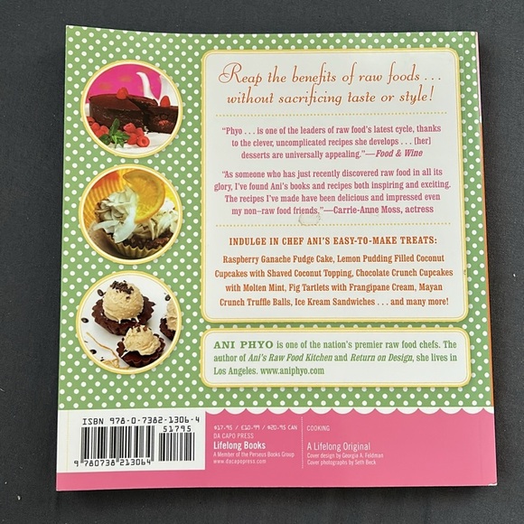 Raw food recipe book by Ani Phyo, Ani’s Raw Food Desserts, excellent condition - Picture 3 of 11